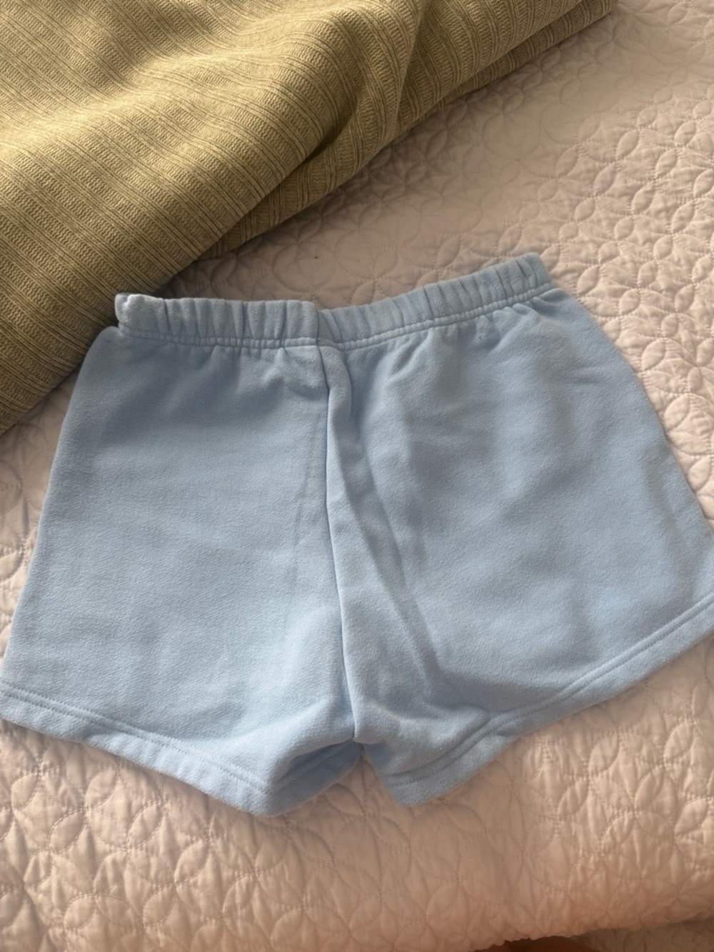 TNA Light Blue Fleece Lounge Shorts